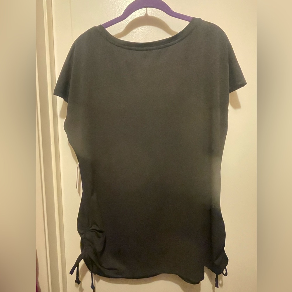 Sears Green Relaxed Tie Front T-Shirt